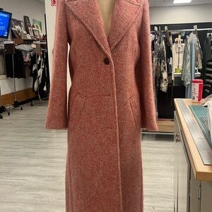 Zadig & Voltaire Dusty Pink  Wool Coat